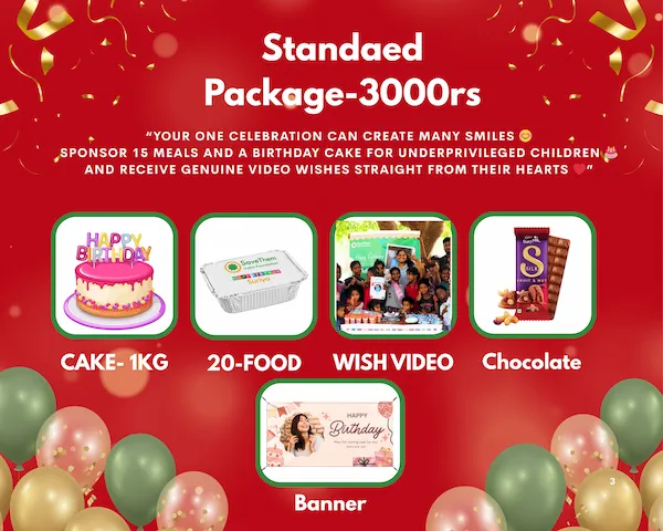 Standard Birthday Package